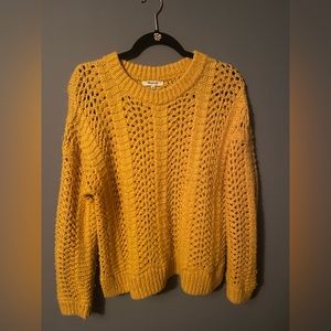 Yellow Madewell Knit Sweater